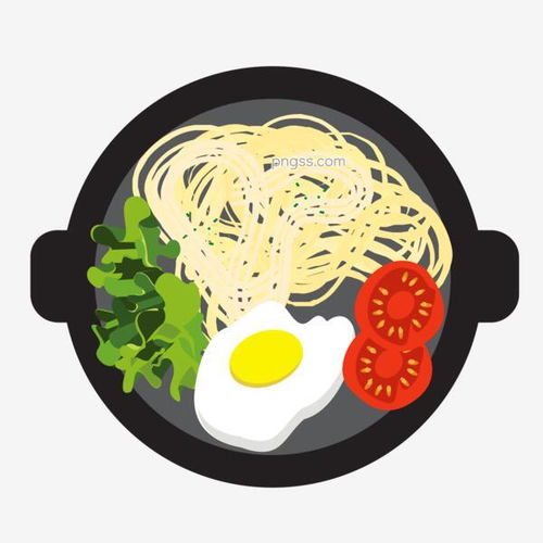 手绘特色美食系列 四川麻辣凉拌面